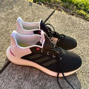 Adidas Pureboost 21 Core Black/Grey Six-Pulse Yellow GX8088 Women's